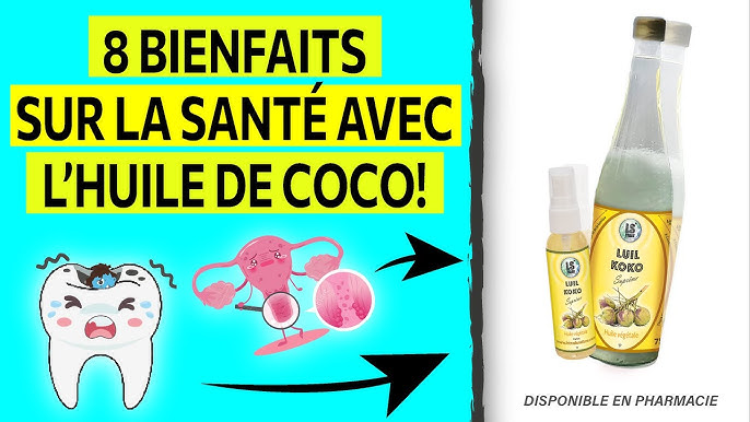 8 bienfaits santé de l'huile de coco