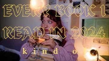reviewing every book I read (in 2024)