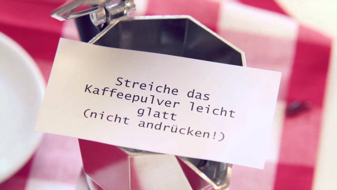 How to: Espresso zubereiten im Herdkännchen