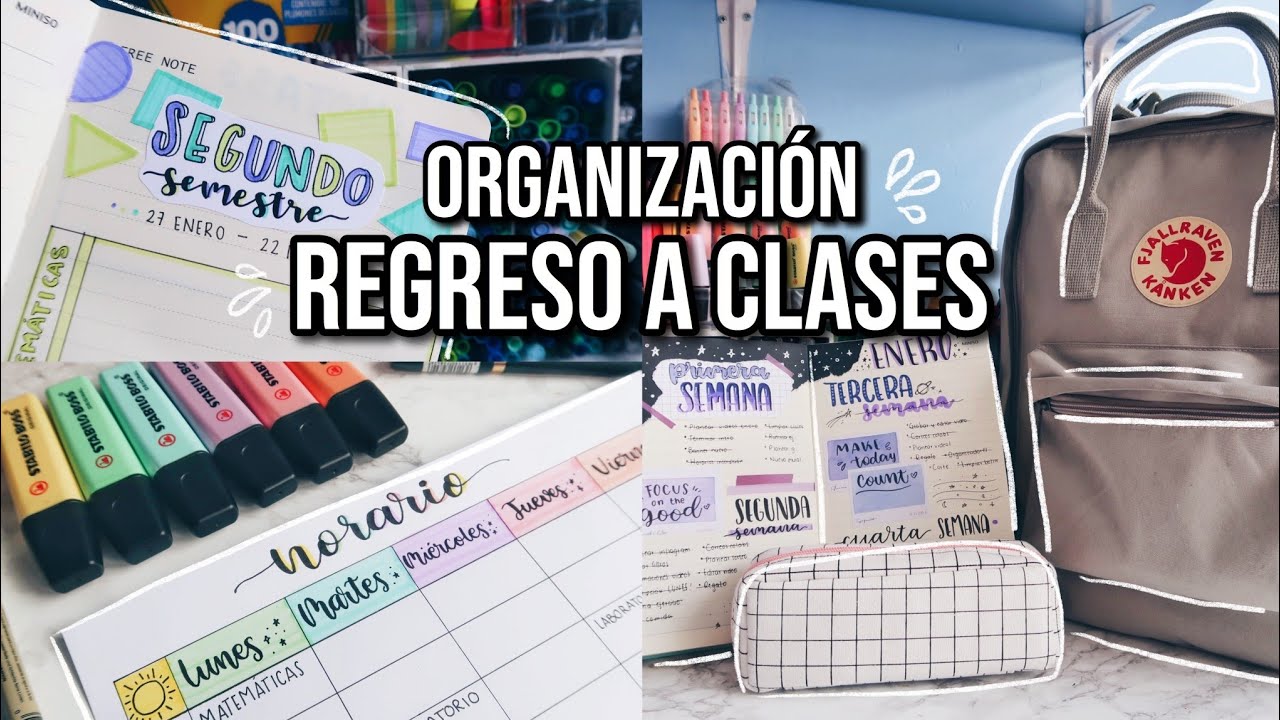 ORGANIZACIÓN REGRESO A CLASES 2020 - DanielaGmr ♥