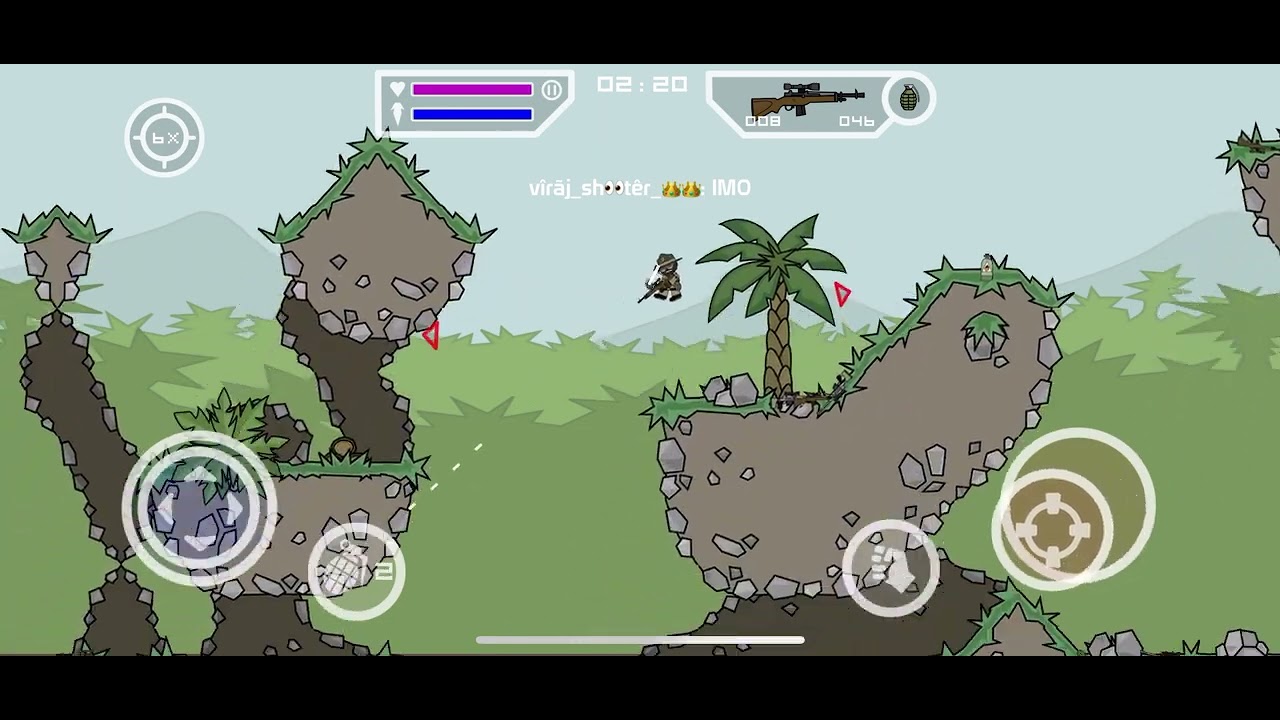 mini militia sniper out post tough win