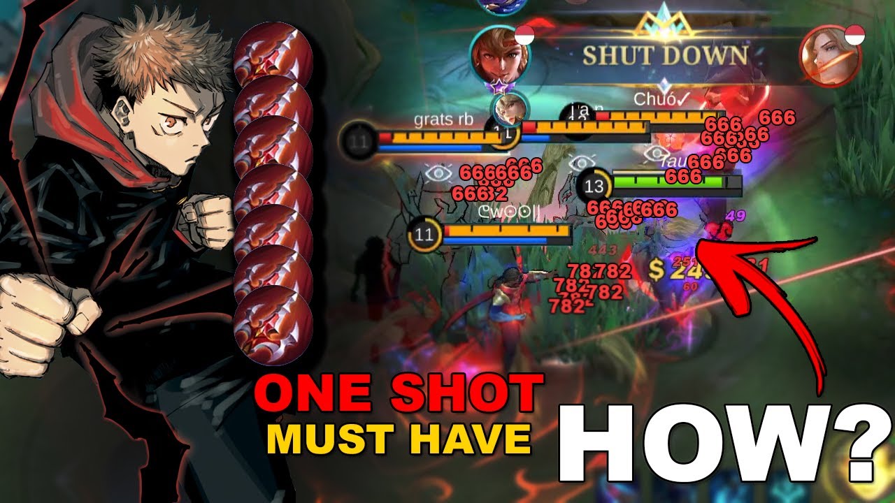 YIN SUKUNA "ONE SHOT ENEMY" MUST HAVE BUILD | YIN TOP 1 GLOBAL | MLBB ...