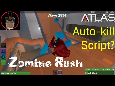 Zombie Rush Roblox Hack Script Kill All Zombie Youtube - roblox zombie rush banhammer script