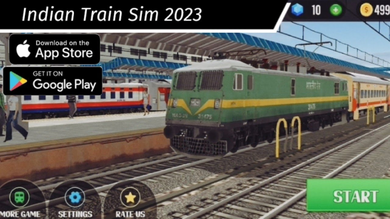 Indian Train Sim 2023 || Train Number (12302) Rajdhani Express || 😯 ...