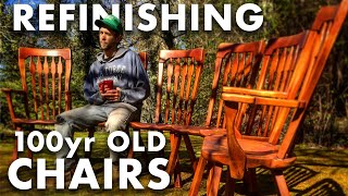 Refinishing 100yr old Chairs