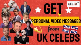 Get a celebrity video message for yourself or a gift for someone you love