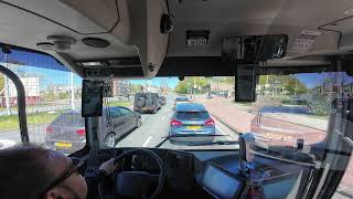 Stadsbuzz 4 Leiden Station De Vink  Leiden Merenwijk Achter Het Stuur Van De Buschauffeur