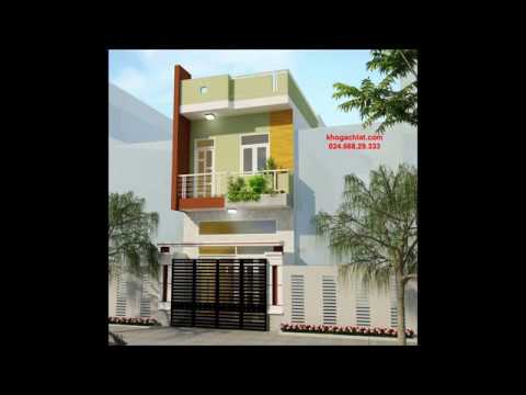 Video 38 mẫu nhà ống 2 tầng đẹp nhà ống đẹp 2 tầng 1 tum - youtube