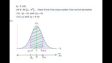 Normal Distribution | Ex. 10.2:  Question 3 | Dr. Sharqa Hashmi