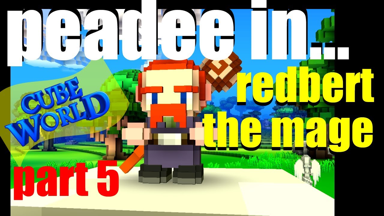 Ep 05 - Cube World Alpha :: Crafting and Caving  - Peadee Games