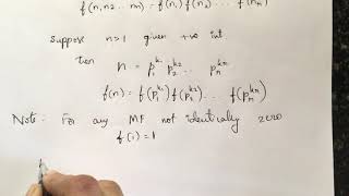 Multiplicative function