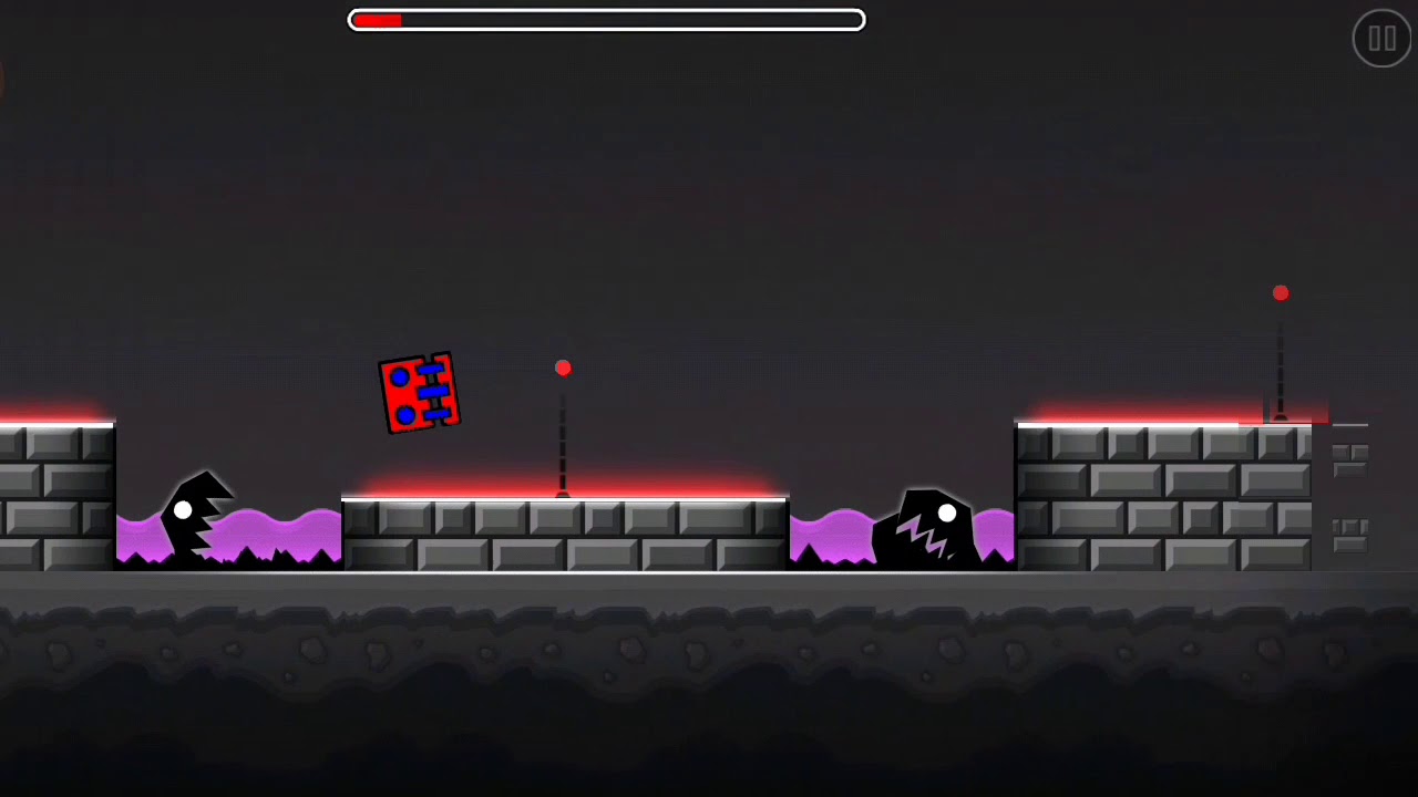Pasando los niveles de geometry dash meltdown - YouTube