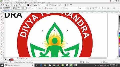 HOW TO CREATE LOGO IN CORAL DRAW || Computer Gyan Info || computergyan