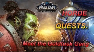 Quest Meet The Dtusk Gang - Battle For Azeroth Beta - Voldun Questing - Wow