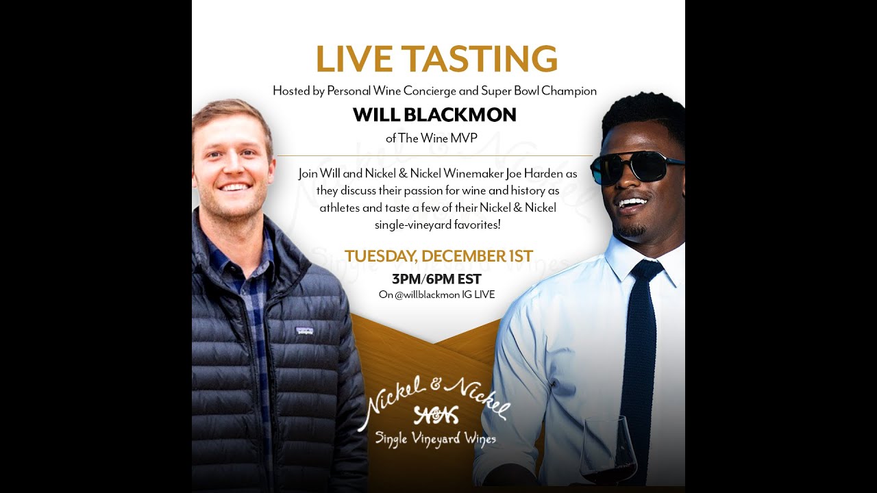 IG Live "Wine with Will" Featuing Joe Harden, winemaker at Nickel and