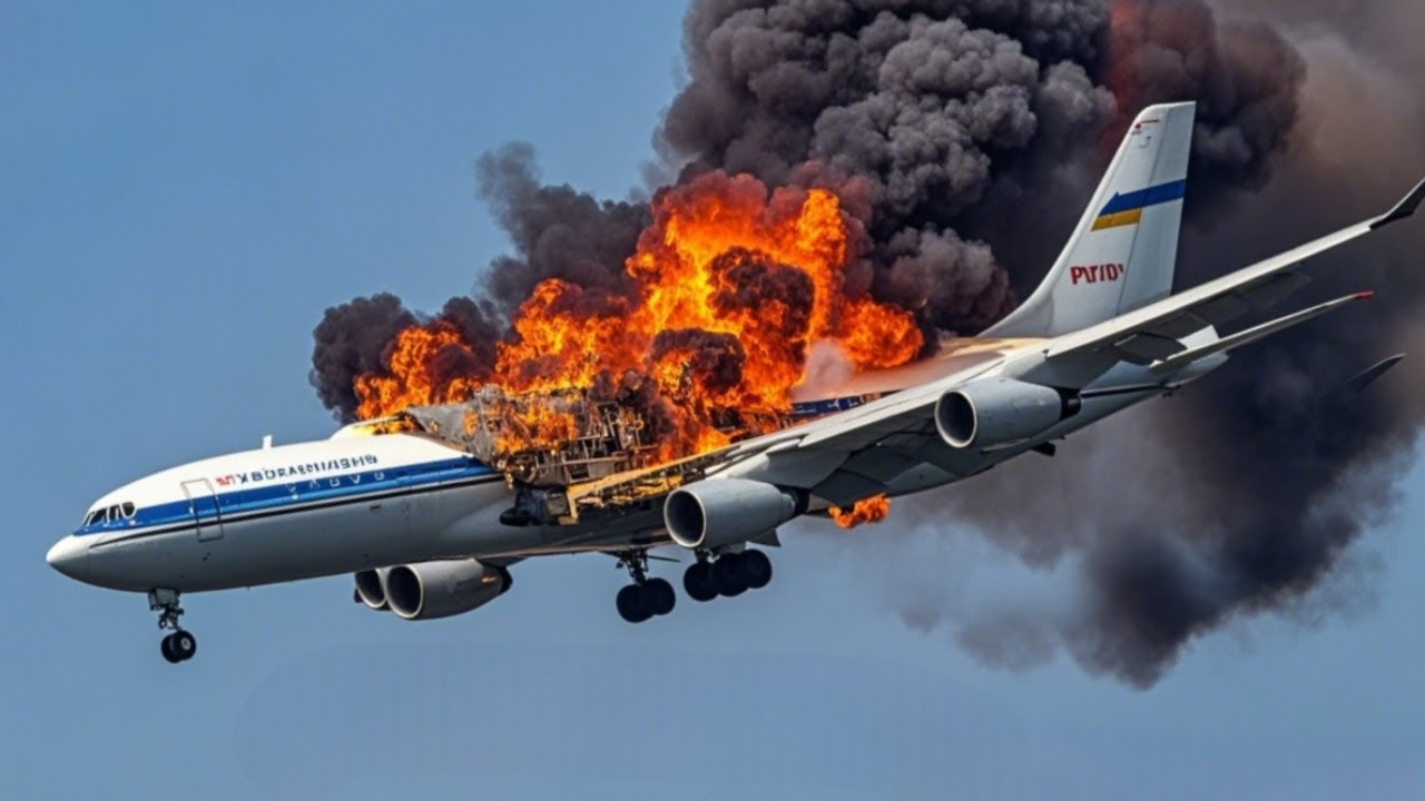 2 hours ago! Russian plane carrying 50,000 elite North Korean troops exploded mid-air.