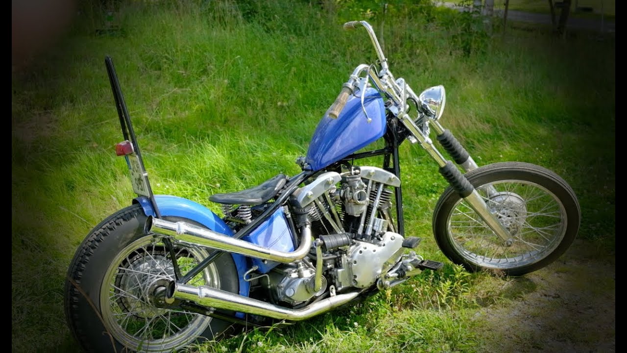 Old Sofia Hogs bike - Kjelle "Garvis"  1966 Harley chopper