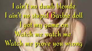 Avril Lavigne Feat. Nicki Minaj - Dumb Blonde Lyrics