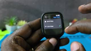 Apple Watch Switch between Grid view and List view