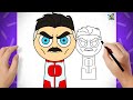How to Draw Omni-Man in Incredibox Style (Sprunki Version!) | Step-by-Step Tutorial