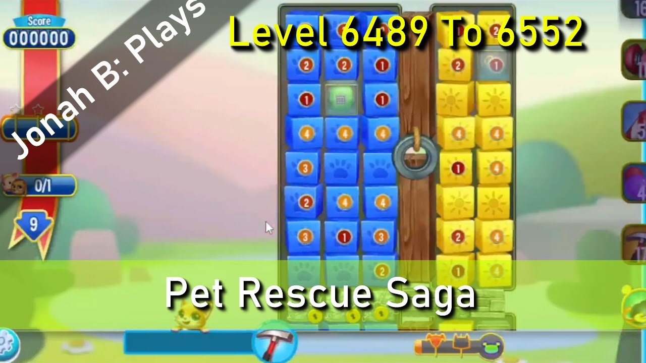 Pet Rescue Saga Level 6489 To 6552 - YouTube