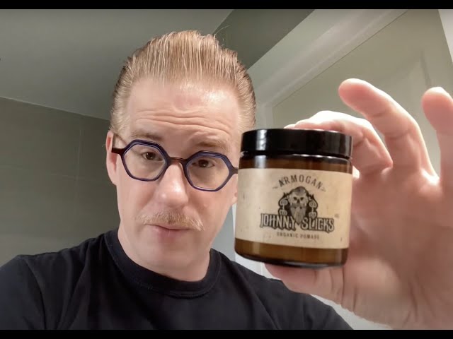 Johnny Slicks Armogan organic oil-based pomade review - my most expensive  pomade ever! 