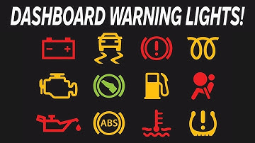 Every Dashboard Warning Light In Your Car Explained!