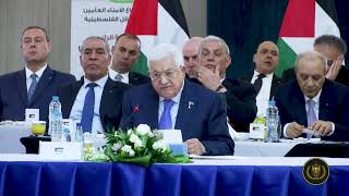 كلمة السيد الرئيس محمود عباس في اجتماع الأمناء العامين للفصائل الفلسطينية
