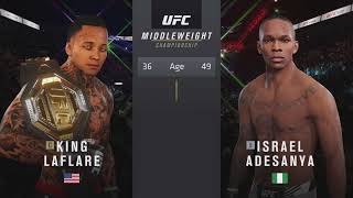 UFC4: LaFlare KO Adesanya 1st Round in 3 seconds