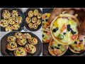 பிட்சா ஸாஸ், ஹெர்ப்ஸ், ஓவன், குக்கர்  இல்லாத ஈஸியான பிட்சா 😋 | MINI PIZZA ON TAWA I WITHOUT OVEN