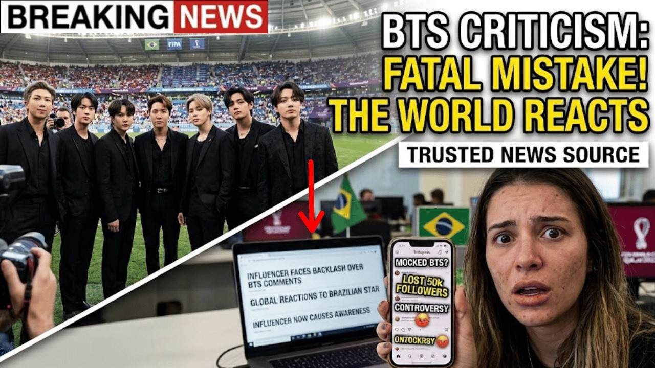 BTS Brazilian influencer controversy video