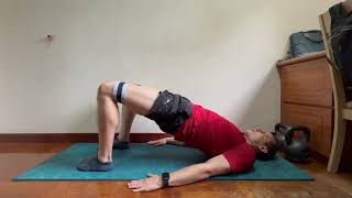 Glute Bridge With Loop Band With Explanation