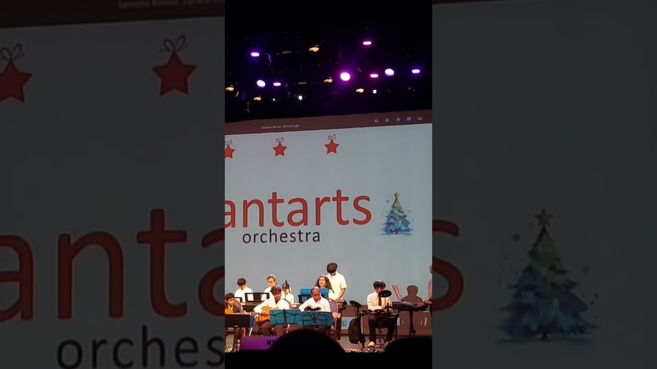 Santarts Junior Orchestra performing...