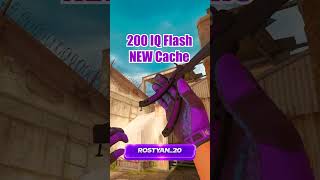 ZywOo 200 IQ Flash on NEW Cache CS2 #cs2 #csgo #faceit