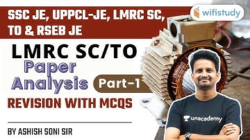 10 PM - SSC JE 2020-21 | Electrical Engg by Ashish Soni | LMRC SC/TO Paper Analysis (Part-1)