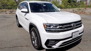 2019 VW Atlas 3.6L V6 SE FWD R-line (276 HP) TEST DRIVE