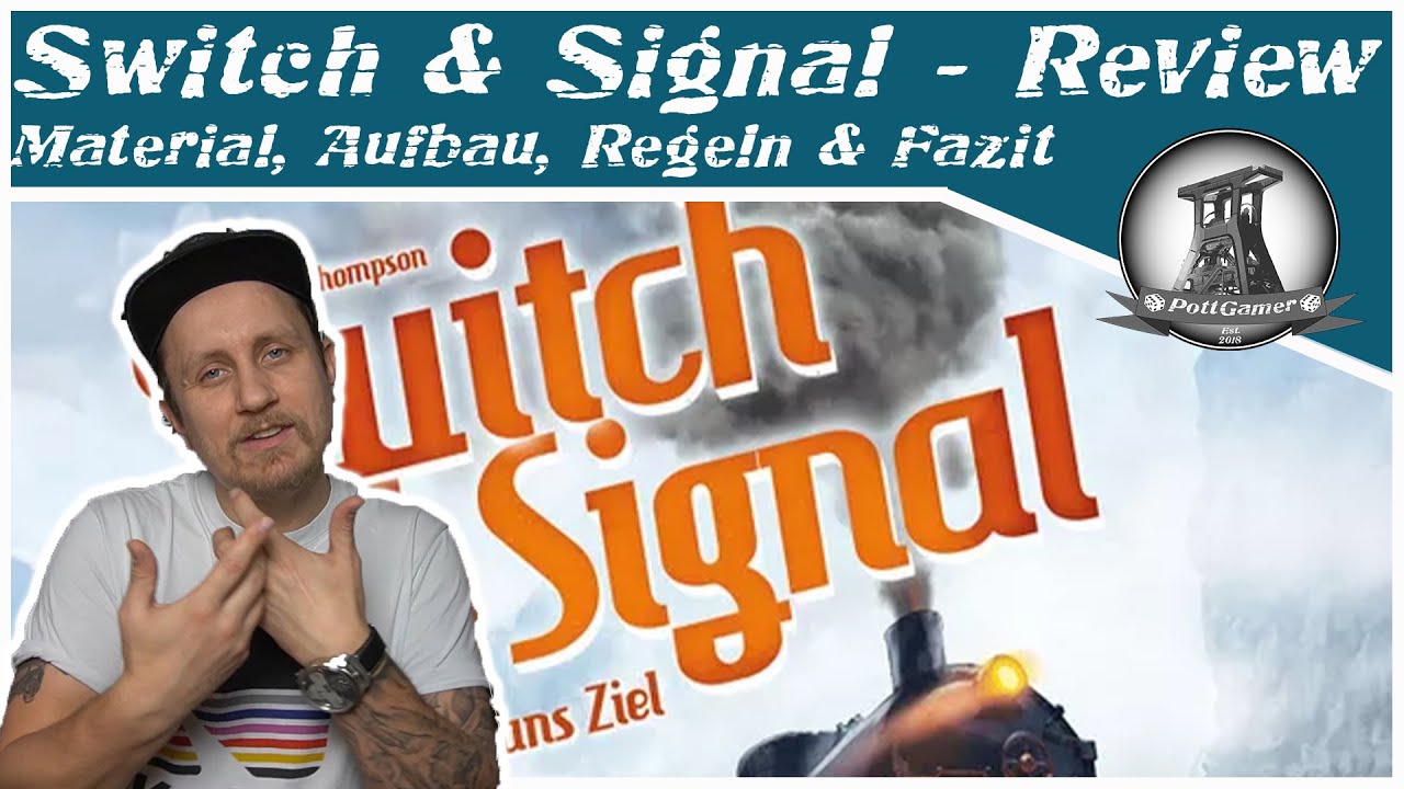 Brettspiel Review - Switch & Signal | Kosmos Verlag | Material, Aufbau, Regeln, Fazit