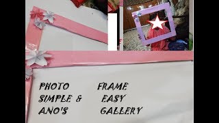 Photo Frame with Chart Paper/ Card Board, Simple & Easy Method screenshot 2