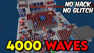 Surviving 4000 Waves In Survive Zombie Arena | Roblox screenshot 2