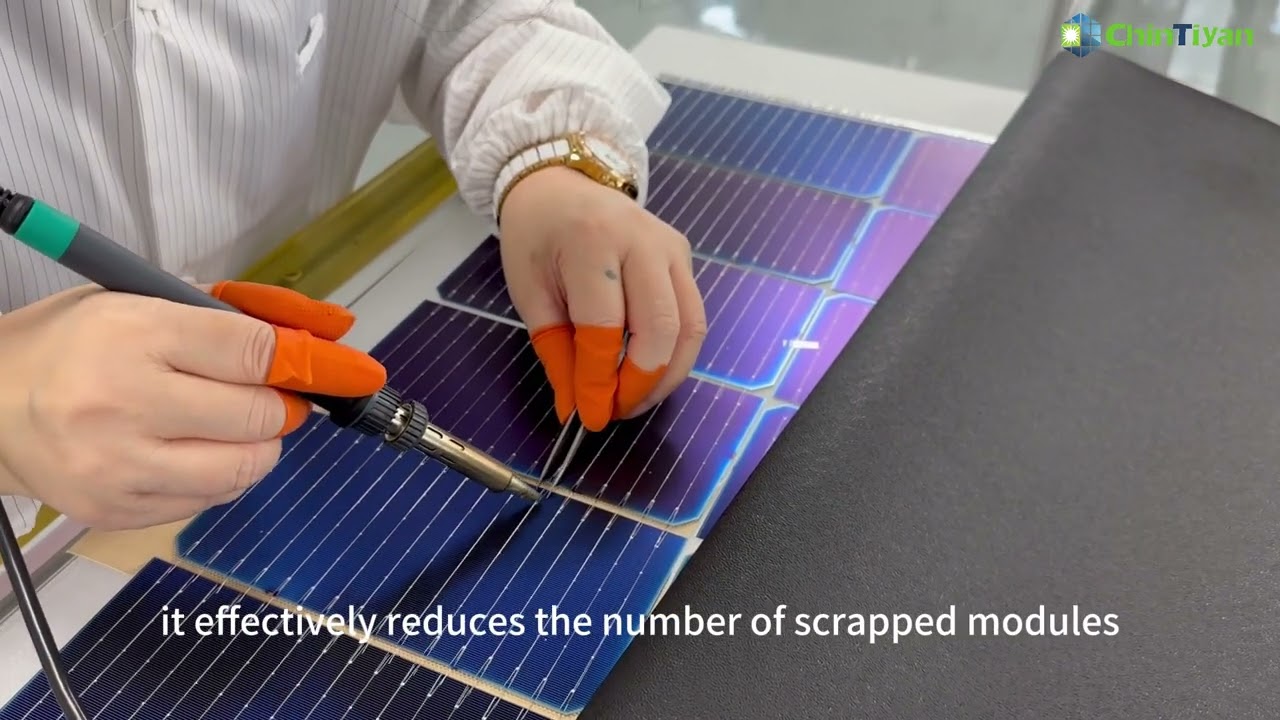 ChinTiyan Solar Panel Making Machine: Solder & Repair Working Station