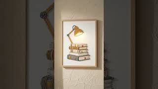 How to make this cozy string art lamp #crafts #homedecor #creative