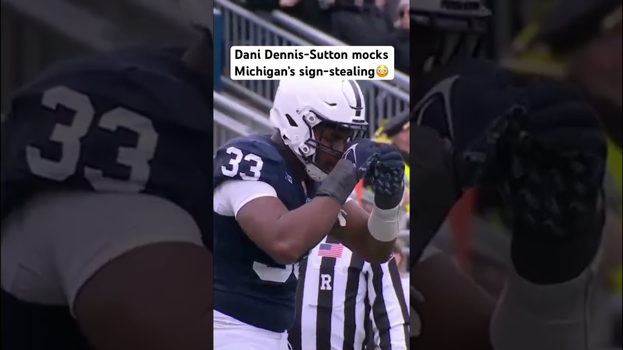 DANI DENNIS-SUTTON TROLLS MICHIGAN AFTER THE SIGN-STEALING INCIDENT!😳 