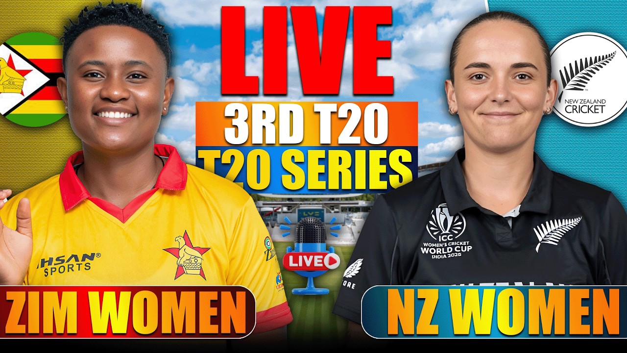 New Zealand Women vs Zimbabwe Women Live | NZ W vs ZIM W 3rd T20 Live | | Live Score & Commentary