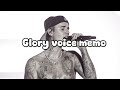 Justin Bieber Glory Voice Memo Slowed Reverb mp3