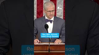 REP. MIKE JOHNSON ELECTED HOUSE SPEAKER #shorts