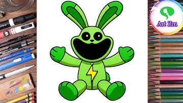 How to DRAW HOPPY HOPSCOTCH - Smiling Critters - Poppy Playtime Chapter 3