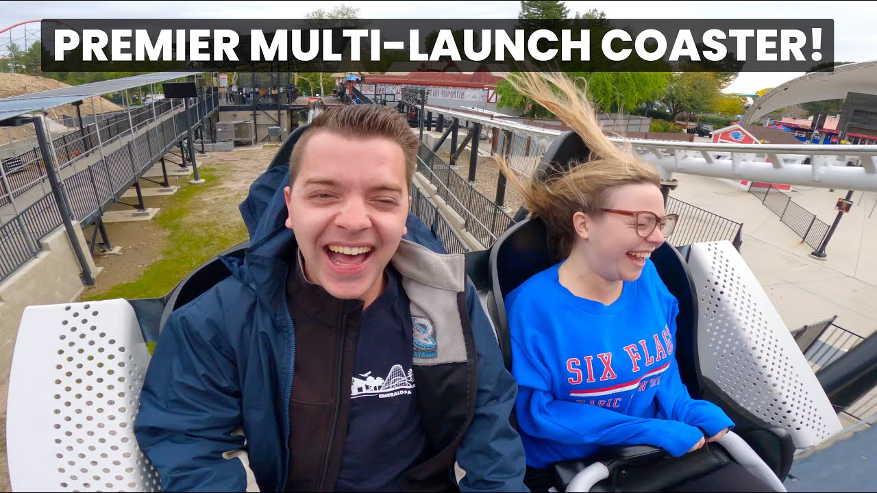 Riding Full Throttle at Six Flags Magic Mountain! 164 Foot Tall Vertical Loop!