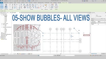 HOW TO SHOW/ ADD BUBBLES IN ALL VIEWS? LEARNING REVIT (05)
