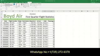 Excel 2019 In Practice - Ch 8 Guided Project 8-1 | Excel 2019 In Practice Chapter 8 Guided Project 8