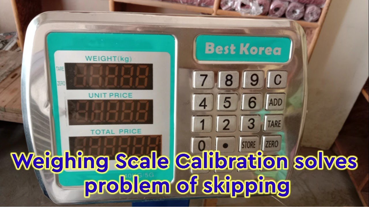 Best Korea weighing scale _ All over calibration of weight machine